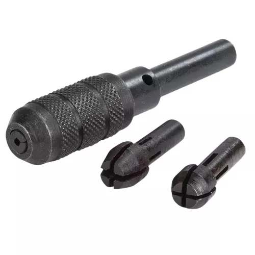 Sagar Pin Chuck Set 38 mm (1.50 inch) Capacity (Inch) 0-3/32 Steel Black, 130