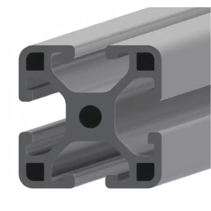 RS PRO Silver Aluminium Profile Strut 30 x 30 mm 6 mm Groove 1000 mm Length