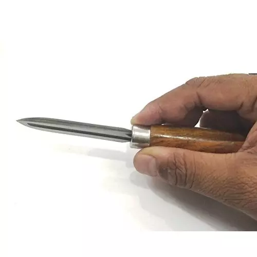 Assorts Machinist'S Scraper 80 mm Length Wooden Handle Grip