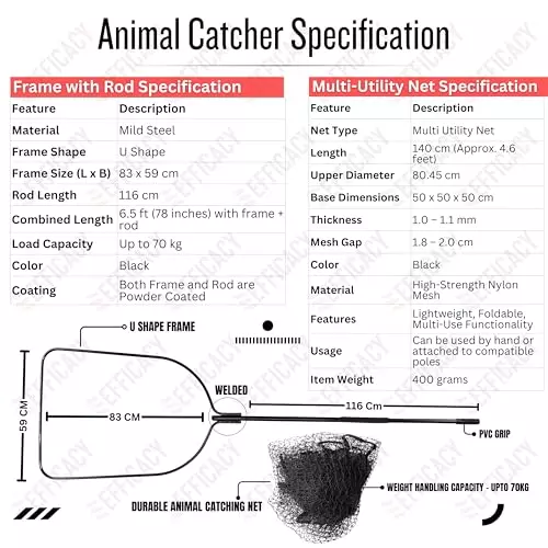 efficacy-fixed-animal-catcher-net-made-of-polyvinyl-chloride-pvc-black-color-with-strong-metal-frame-and-powder-coating-finish-ms-square-fix-black-honeycomb