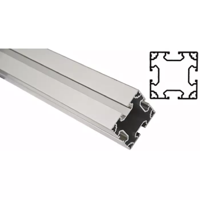 FlexLink Silver Aluminium Profile Strut 64 x 64 mm 11 mm Groove 3000 mm Length, XCBL 3X64