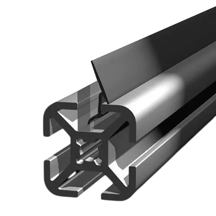 FlexLink Grey PVC Rim Strip 7.2 mm Groove Size 3 m Length, XFET 3 A (Pack of 3)