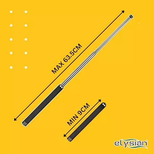 elysian-teaching-pointer-stick-stainless-steel-body-black-silver-color-with-65-cm-extended-length-wi-ss-pointer-65cm