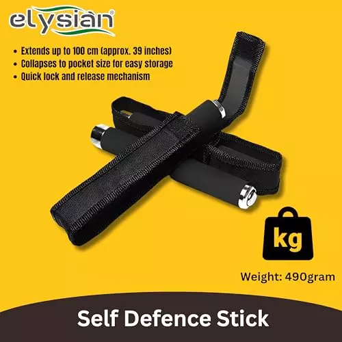 elysian-teaching-pointer-stick-stainless-steel-body-black-silver-color-with-65-cm-extended-length-wi-ss-pointer-65cm