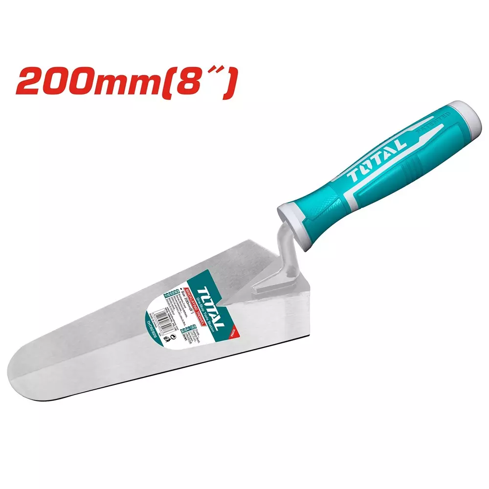 total-bricklaying-trowel-8-inch-200-mm-95-mm-connecting-rod-ergonomic-handle-tht82826