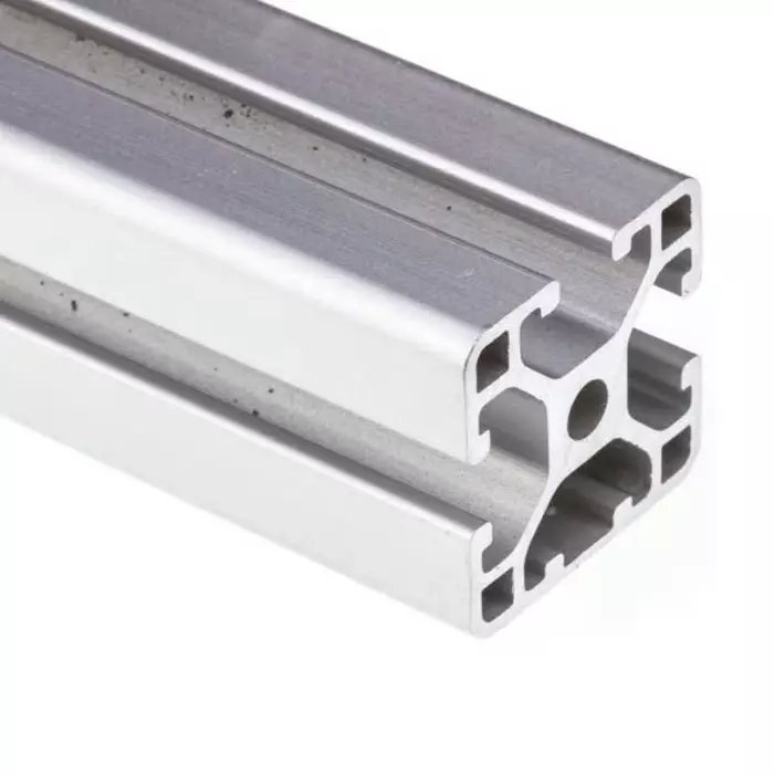RS PRO Silver Aluminium Profile Strut 30 x 30 mm 6 mm Groove 2000 mm Length