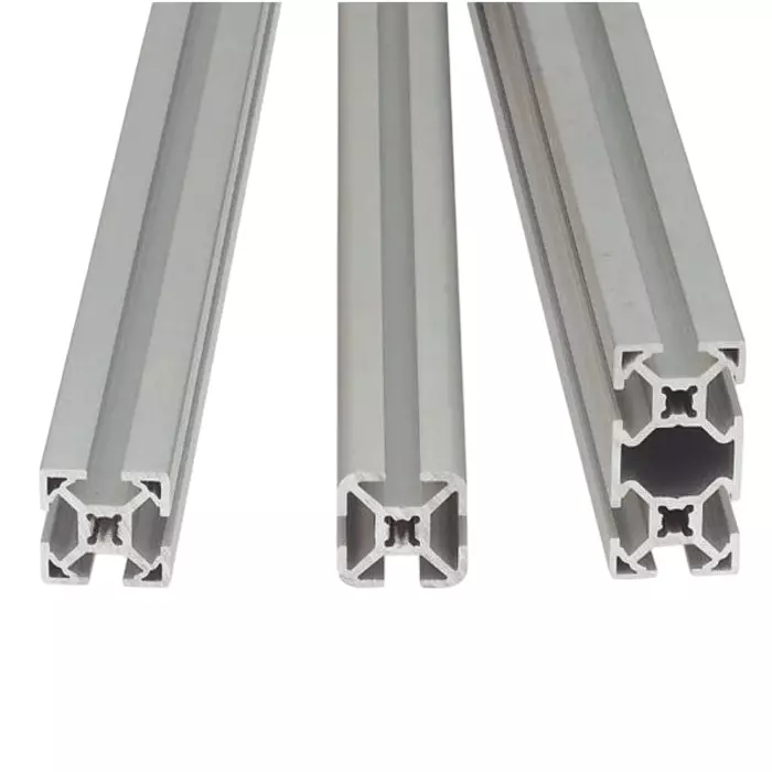 FlexLink Silver Aluminium Profile Strut 44 x 44 mm 5.6 mm Groove 1000 mm Length, XDBM 1X44