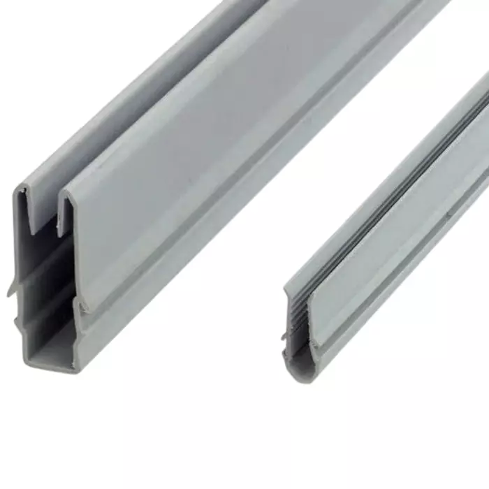 FlexLink Grey PVC Cover Strip 5.5 mm Groove Size 3 m Length, XDET 3 C (Pack of 3)