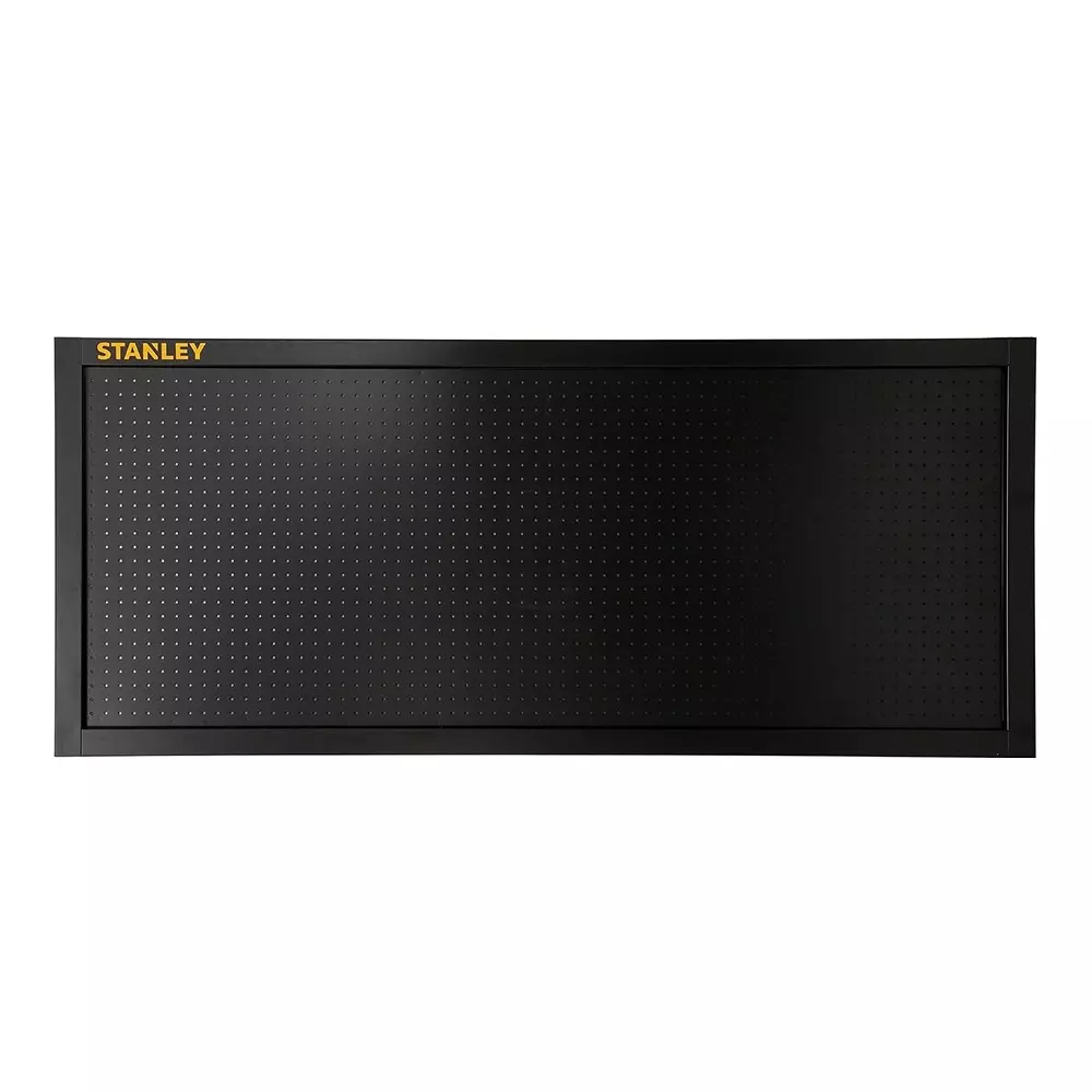 STANLEY 70 inch (177.8 cm) Steel Panel PEG Hook Board with 40 Kg (Max.) Load Capacity and Black Color, STSTB014-A
