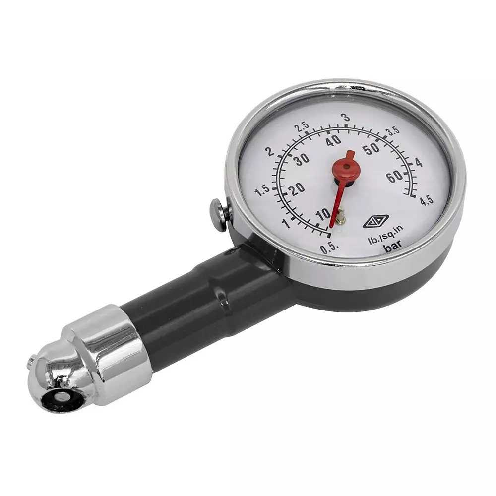 RS PRO Tyre Pressure Gauge 40 PSI, 4998872