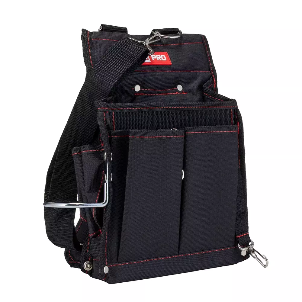 RS PRO Tool Pouch 230 mm 600 Denier Fabric 80 mm Belt Pouch 300 mm, 2846061