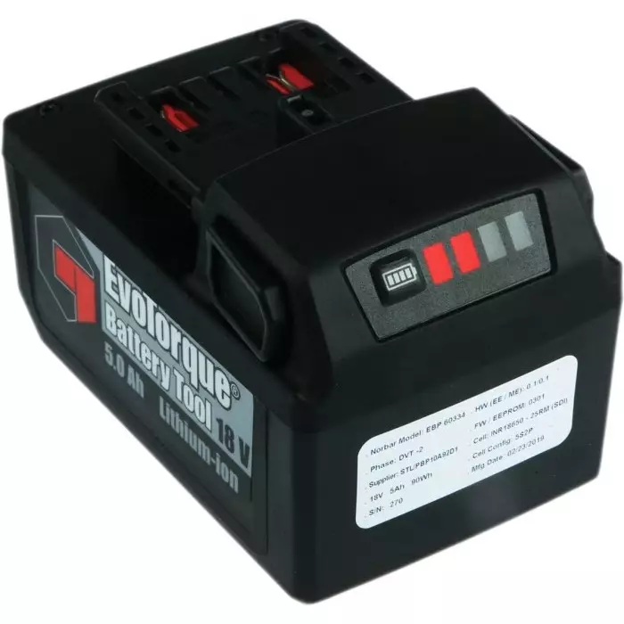 Norbar EBT-92-4000 Auto 2 Speed Cordless Torque Wrench 800Nm- 4000Nm 1 in Drive 2 Type G-British 3-pin, 180661