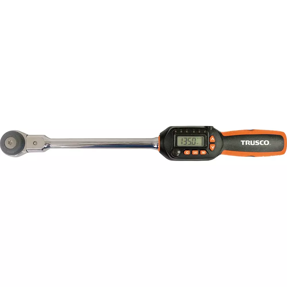 TRUSCO Digital Torque Wrench 380 mm Overall Length, HDT4-135C