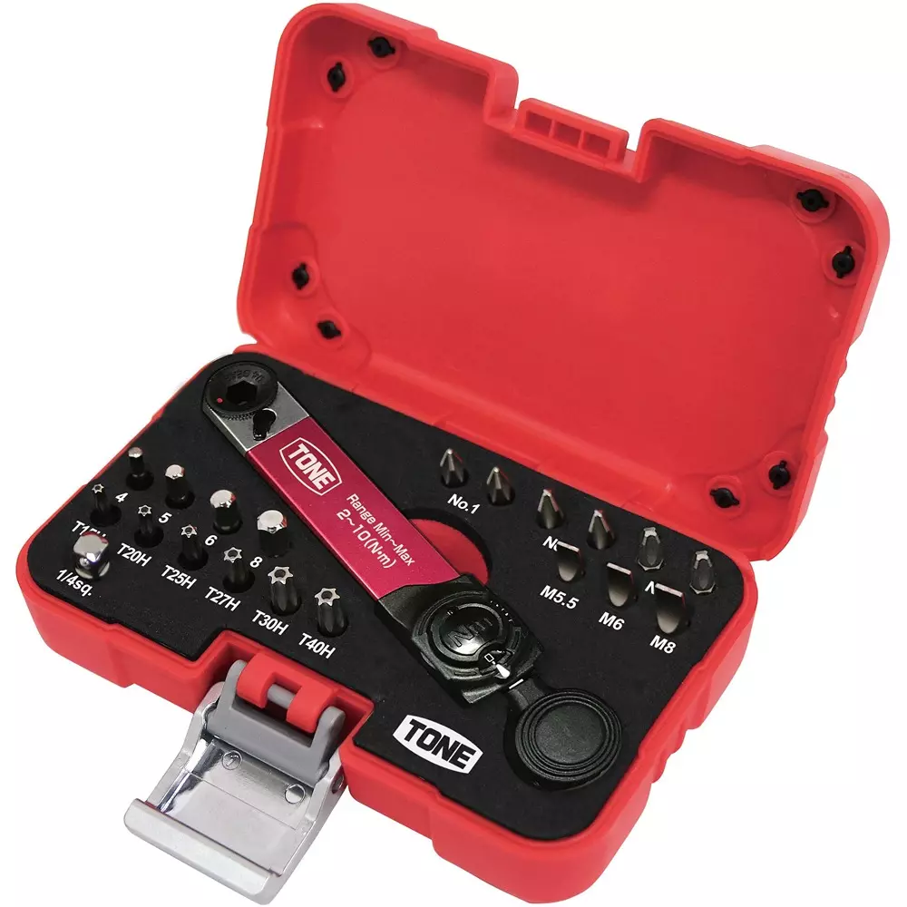 TONE Torque Bit Ratchet Set 143x88x40 mm, TBS20