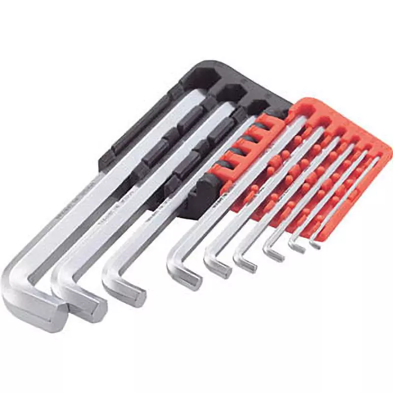 TRUSCO Torsion Universal Short Wrench Set Hexagonal Tip, TTXS-9S (Pack of 9 Pcs)