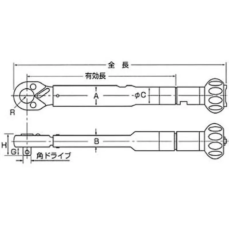 kanon-canon-preset-torque-wrench-ratchet-shape-359-mm-overall-length-n100qlk