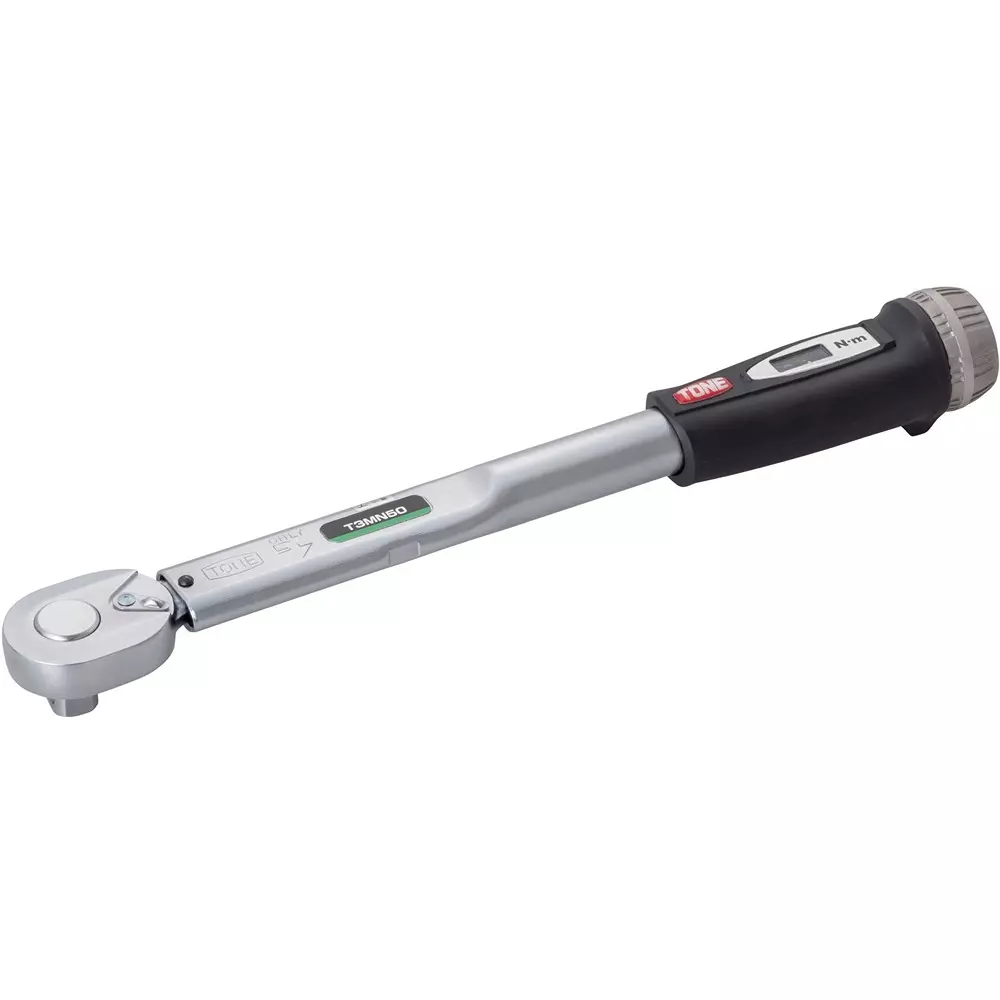 TONE Preset Type Torque Wrench 9.5 mm Square Drive, T3MN20-QL