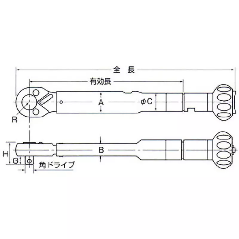 kanon-canon-preset-torque-wrench-ratchet-shape-1538-mm-overall-length-n1000qlk-8