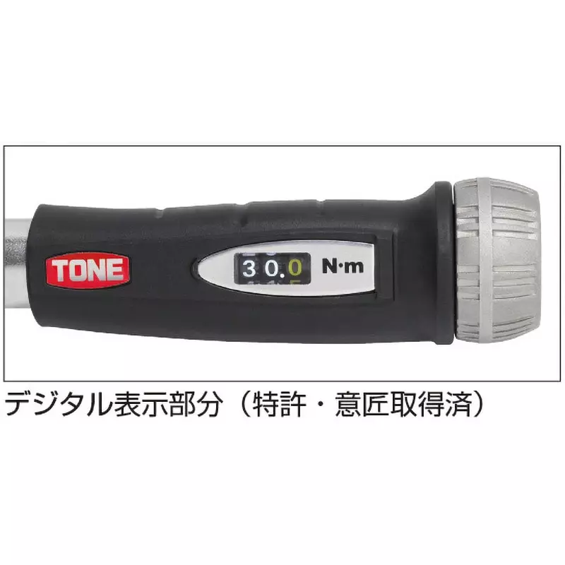 TONE Preset Type Torque Wrench 9.5 mm Square Drive, T3MN100CH-QL