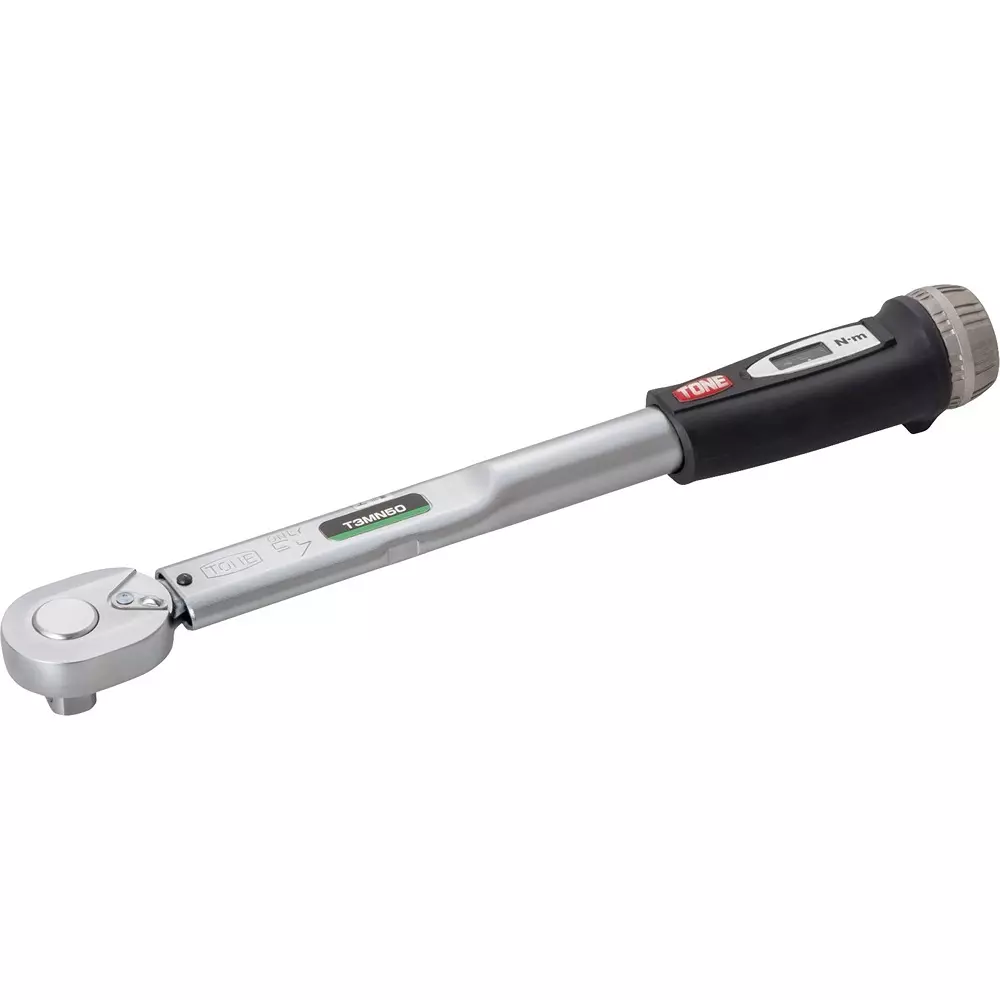 TONE Preset Type Torque Wrench 9.5 mm Square Drive, T3MN25-QL
