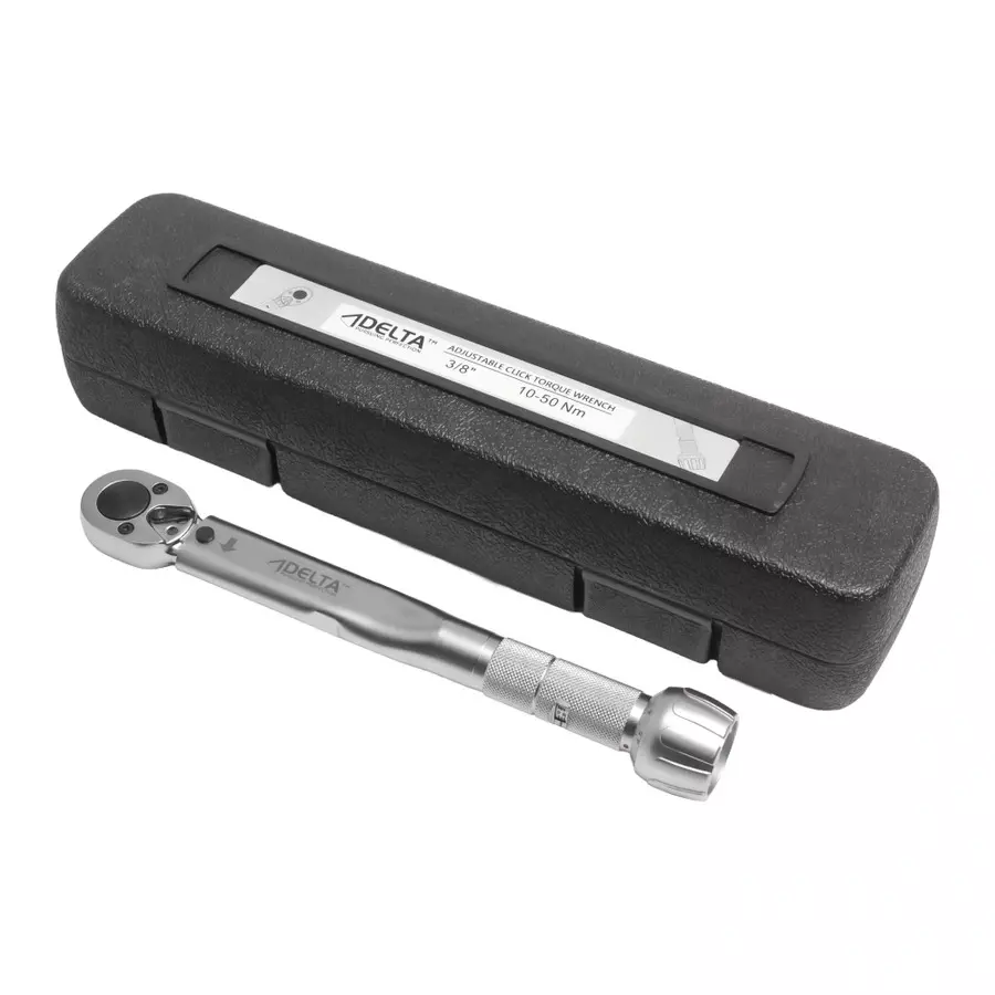 delta-mechanical-torque-wrench-04-2-nm-range-275-mm-length-14-inch-063-cm-drive-size-metal-for-industrial-use-dtw-2n