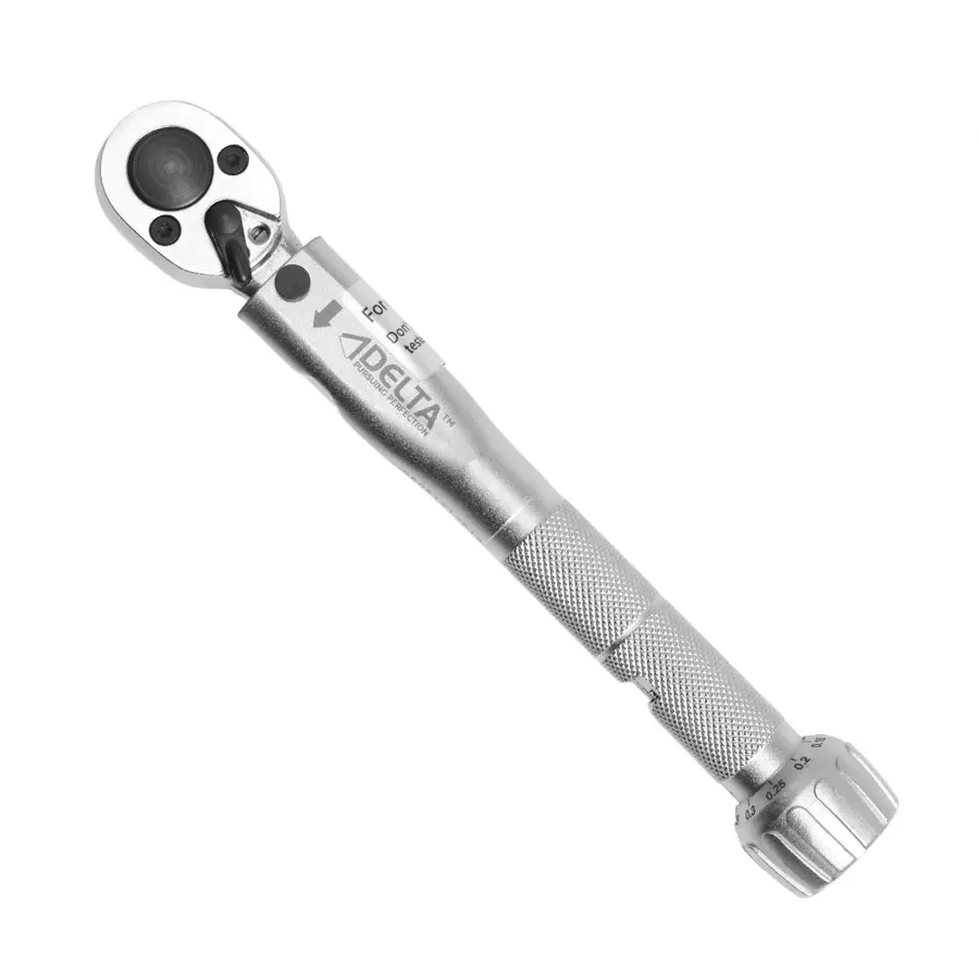 delta-mechanical-torque-wrench-20-100-nm-range-275-mm-length-12-inch-127-cm-drive-size-metal-for-industrial-use-dtw-100n