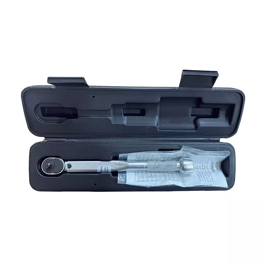 Delta Mechanical Torque Wrench 30-140 Nm Range 275 mm Length 1/2 Inch (1.27 cm) Drive Size Metal for Industrial Use, DTW-140N