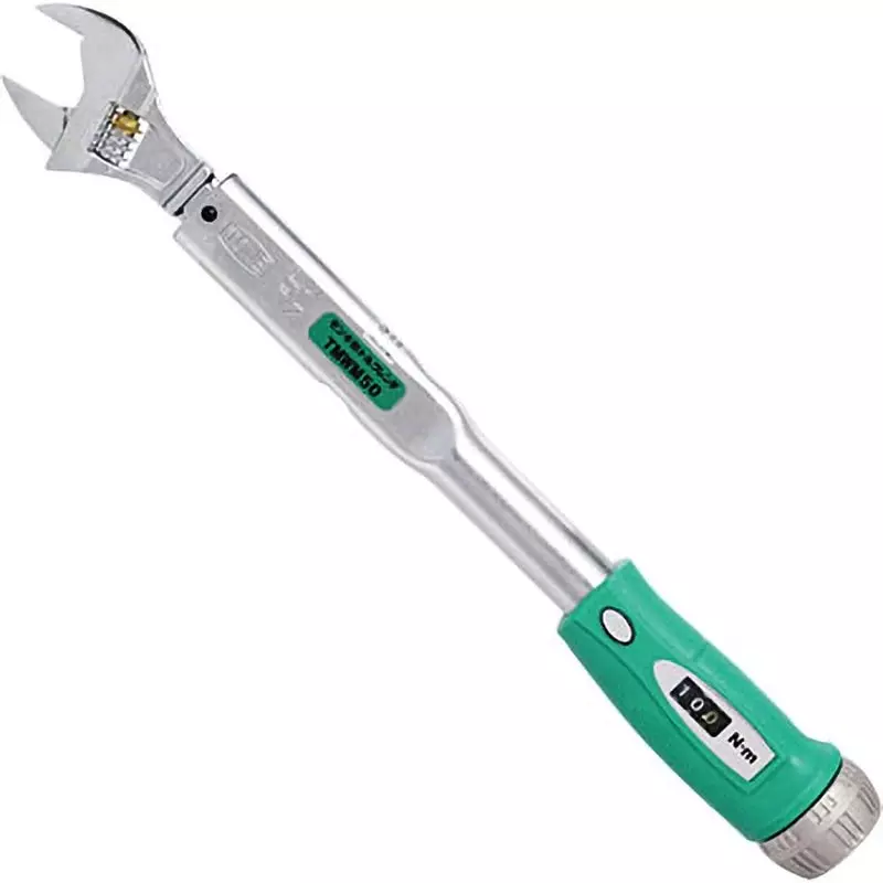 TONE Monkey-Type Torque Wrench Direct Set Type 10-50 Nm Torque Range 330 mm Length, TMWM50 (Calibrated – Full Certificate Set)