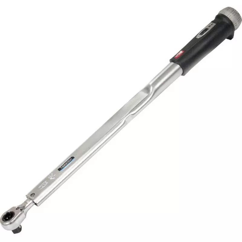 TONE Preset Torque Wrench Compact Head Hold Type Direct Set 30-140 Nm Torque Range 448 mm Length, T4MN140CH-QL (Calibrated – English Certificate)