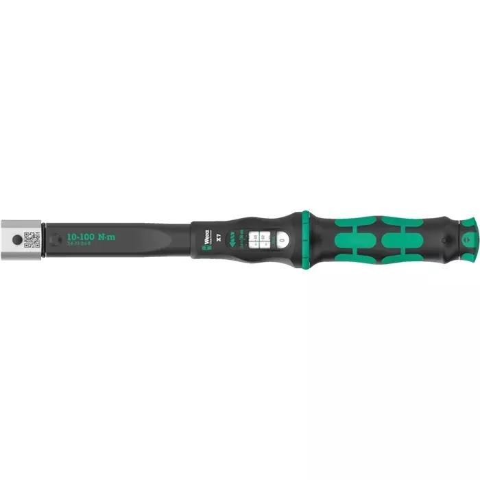 Wera Torque Wrench 1/4 Inch (6.35 mm) Drive Size Black 395 mm Wrench Length for Industrial Use, 05075657001