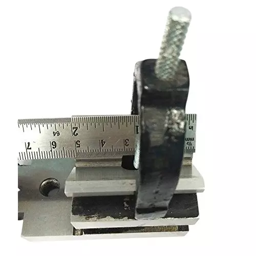 A.D INTERNATIONAL Hardened Steel V Block Set with Clamp 90° Angle and Size 1-5/8 x 1-1/4 x 1-1/4 inch, VK-Z83W-O2FB