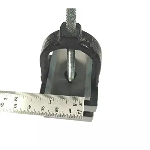 A.D INTERNATIONAL Hardened Steel V Block Set with Clamp 90° Angle and Size 1-5/8 x 1-1/4 x 1-1/4 inch, VK-Z83W-O2FB