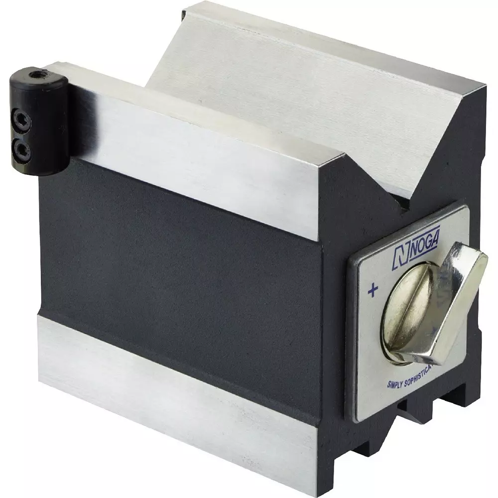 Noga V Block Magnet Φ8 to 52 mm Clamping Width, VB1001