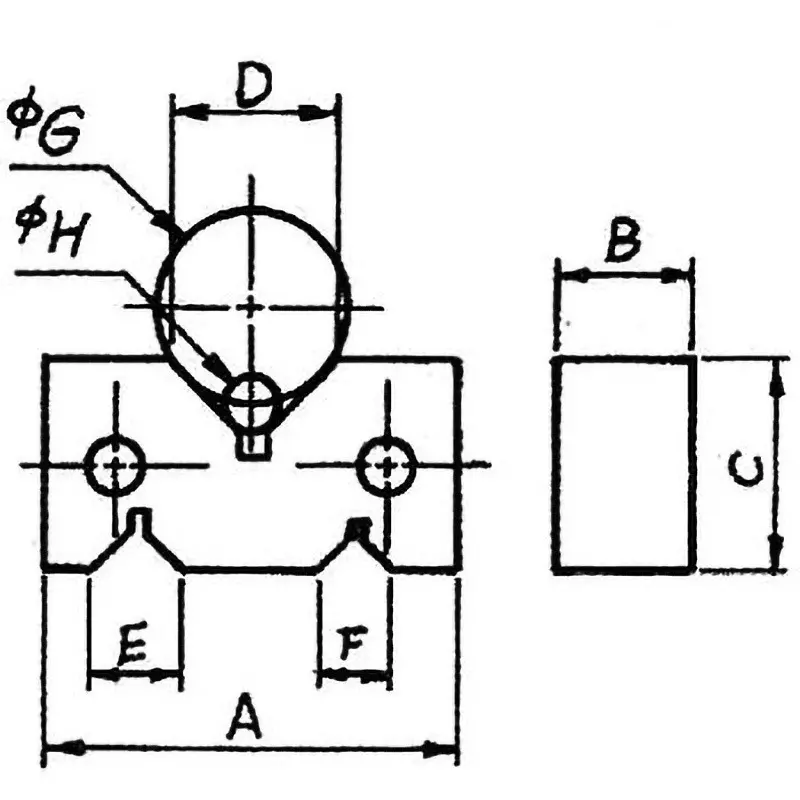 monotaro-precision-v-block-a-type-vk-a150