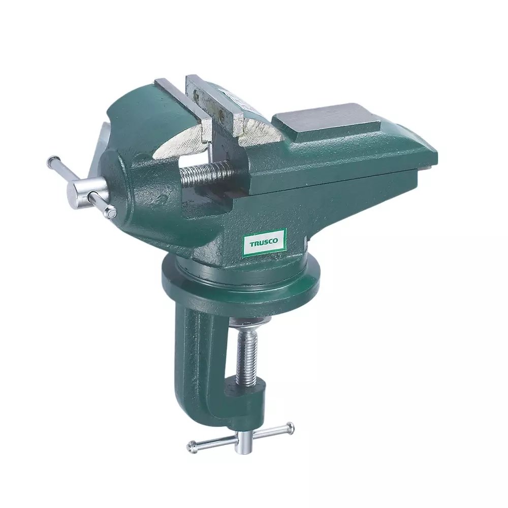 TRUSCO Swivel Base Bench Vise 200 mm Overall Length, BV-65SN
