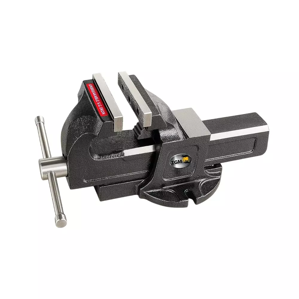 tgm-metallics-heavy-duty-fixed-base-professional-bench-vice-hammer-tone-black-sg-iron-body-material-5-inch-125-mm-jaw-size-for-replaceable-spare-parts-tgm-10925