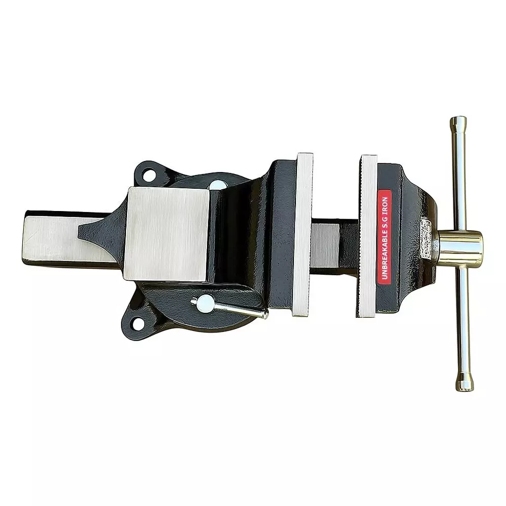 tgm-metallics-heavy-duty-swivel-base-industrial-bench-vice-hammer-tone-black-sg-iron-body-material-4-inch-100-mm-jaw-size-for-replaceable-spare-parts-tgm-10824