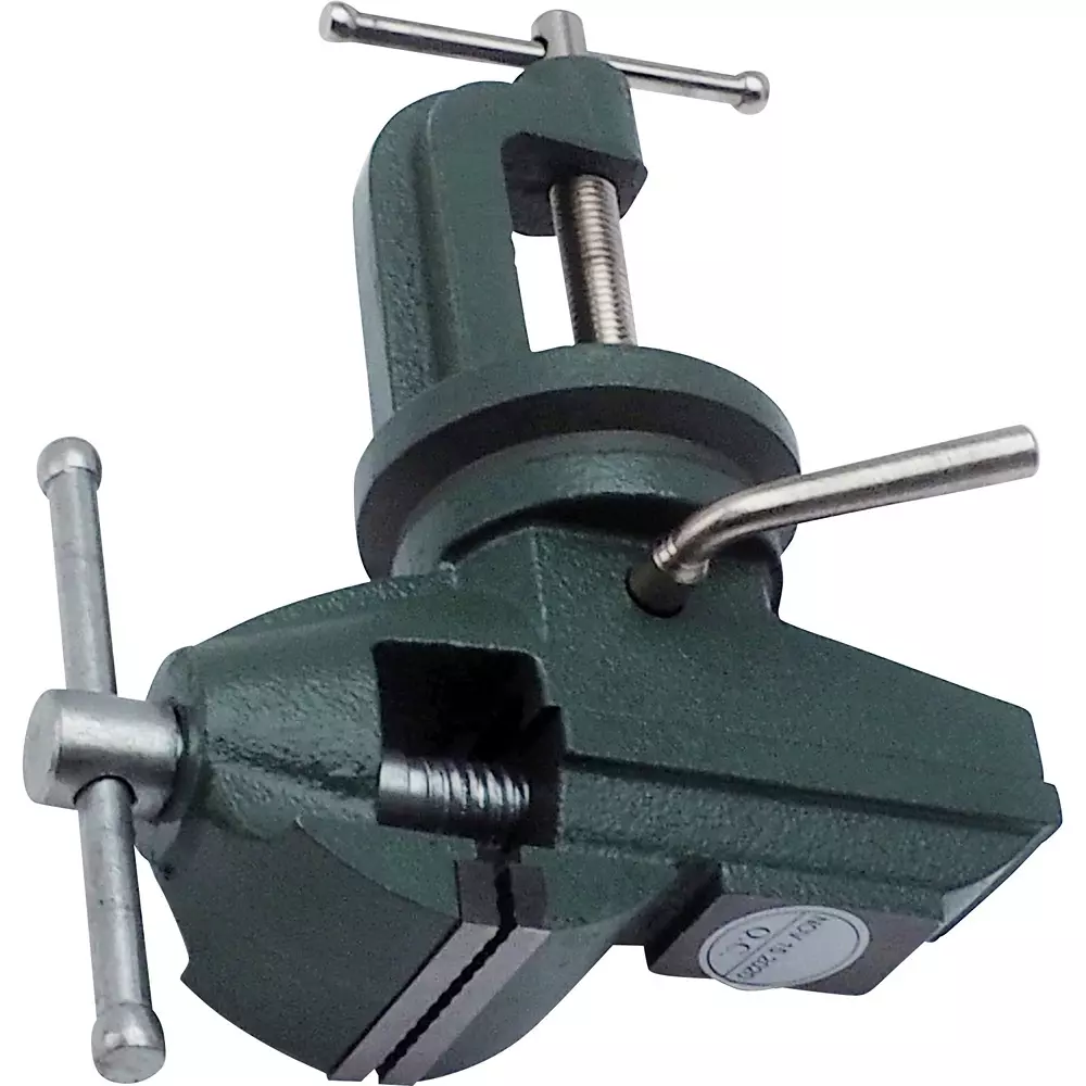TRUSCO Swivel Base Bench Vise 164 mm Overall Length, BV-50SN