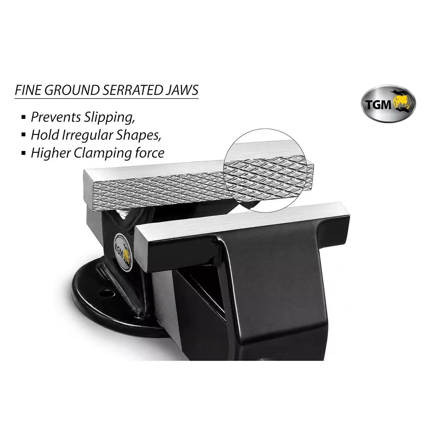 tgm-metallics-bench-vice-5-inch-125-mm-jaw-size-alloy-steel-fixed-base-for-workshops-industrial-use-tgm-13205