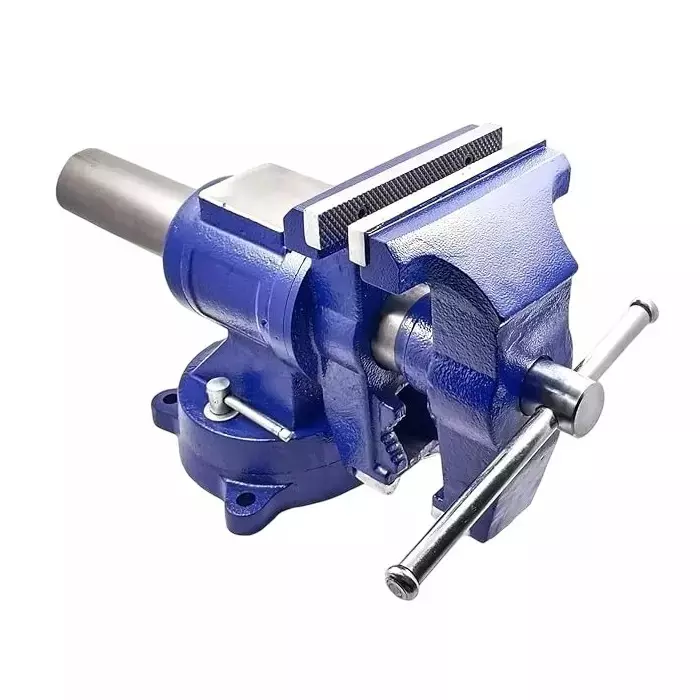 Buyohlic International Heavy Duty Bench Vice Double Swivel 360° Rotation 6 Inch (150 mm) Jaw Width and 30 Kn Clamping Force, 30-GV-701