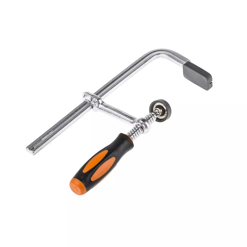 RS PRO F Clamp Steel 200 mm Chrome 6010, 8296192