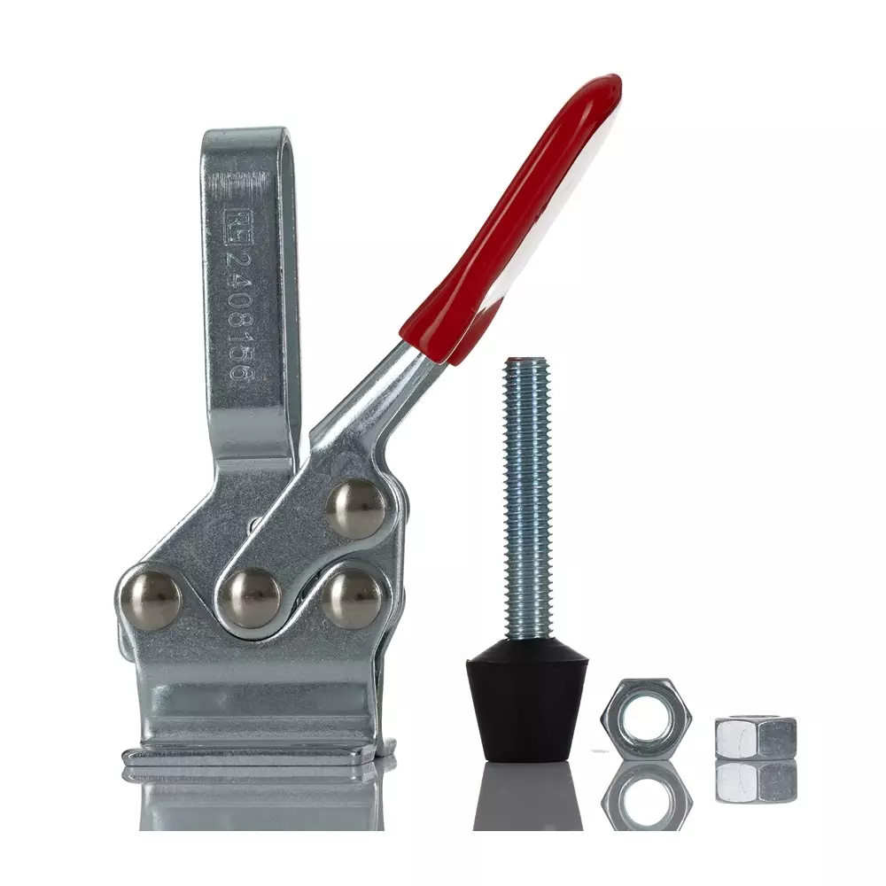 RS PRO Toggle Clamp 173x173 mm Zinc Plated 90° 34.9 mm 227 Kg, 2408156