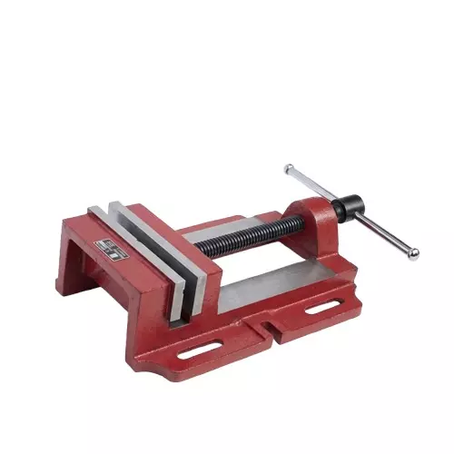 Unique Drill Machine Vice 8 Inch (203 mm) Jaw Width Red for Industrial Use, U3306