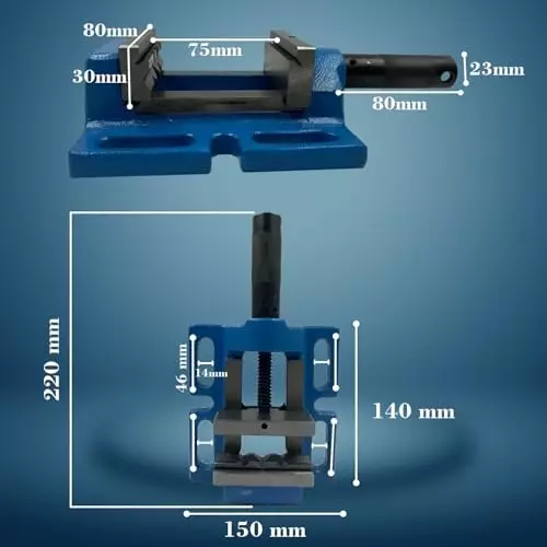 Assorts Drill Press Vice High Grade Cast Iron 80 mm (3 Inch)