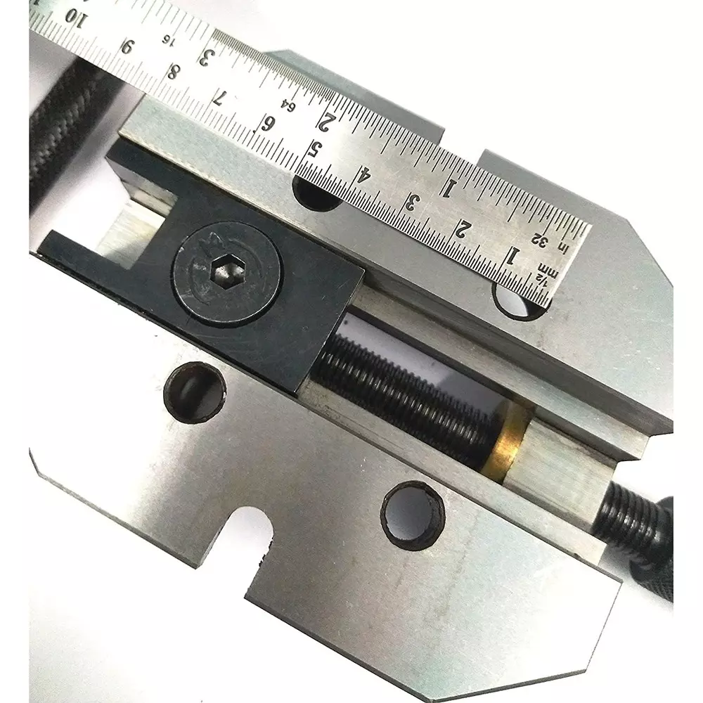 Buyohlic International Lathe Milling Vertical Slide Swivel 125x100 mm and 60 mm (2-3/8 inch) Steel Grinding Vice