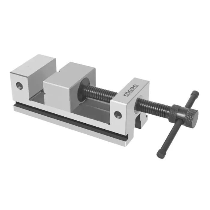 Nicon Precision Tool Maker Vice Screw Type Hardened & Ground Steel Body 100 mm Jaw Width and 125 mm Opening, TMV100+