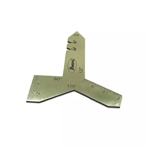 Assorts Universal Grinding Gauge Stainless Steel Square & Hexagonal 120�, 90�, 60� & 55� Measuring Angle