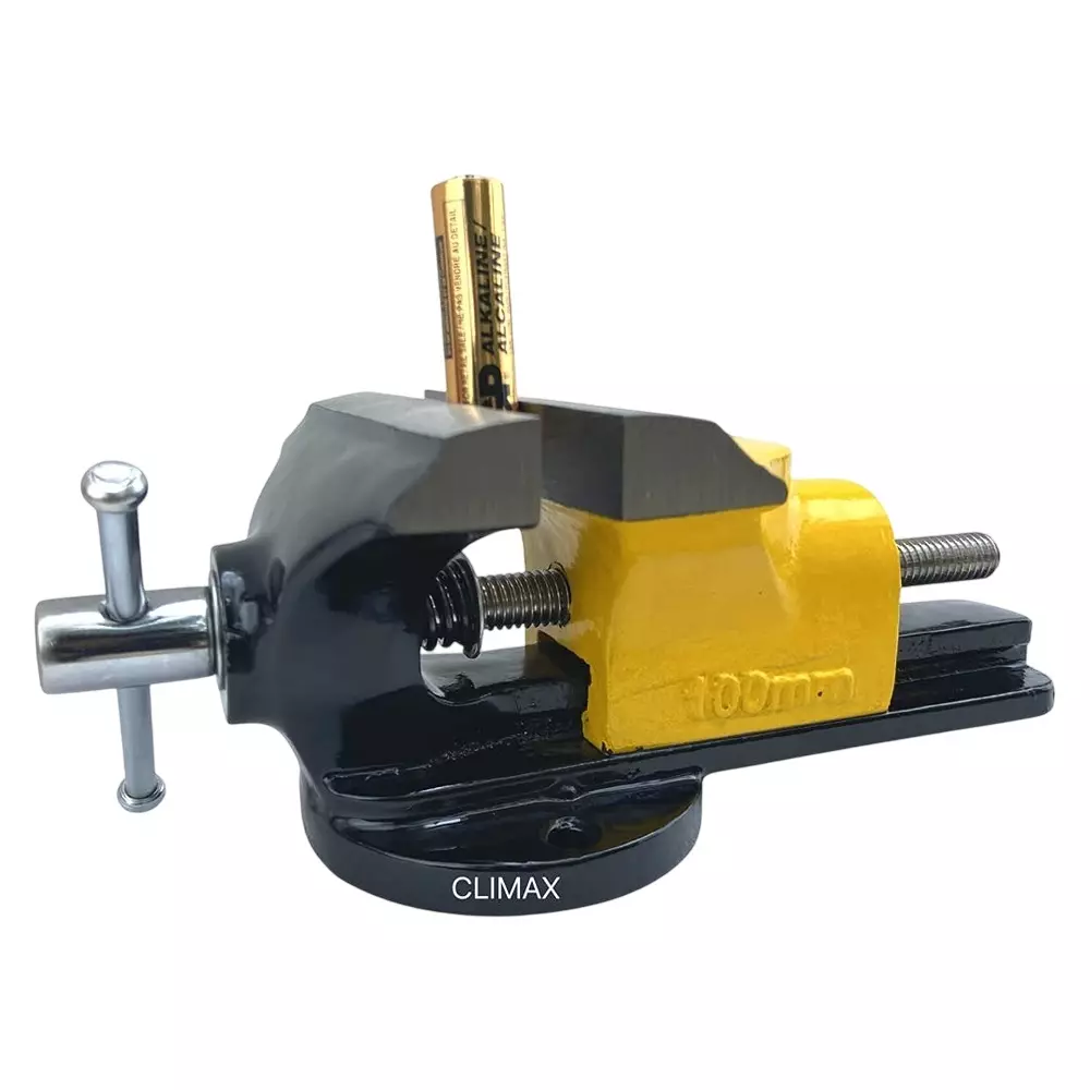 CLIMAX TABLE BABY VICE WITH FIXED BASE 100 mm (4" inch)
