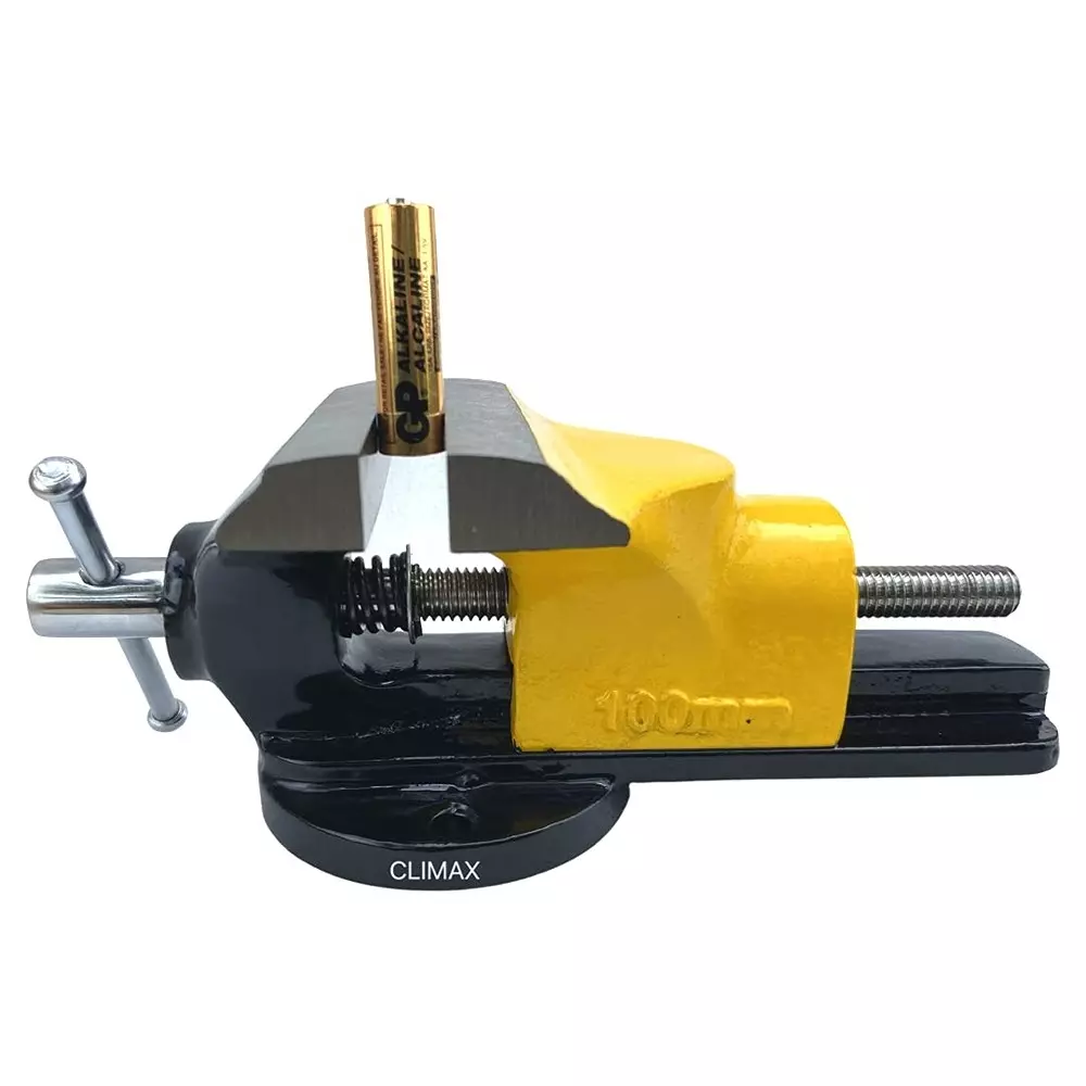 CLIMAX TABLE BABY VICE WITH FIXED BASE 100 mm (4" inch)