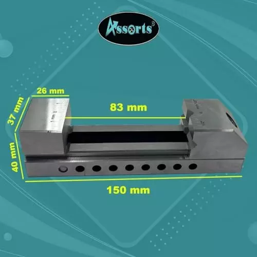 Assorts TOOL MAKER's Small Steel Pin Type Grinding Precision Vise 38 mm (1.5 Inch)